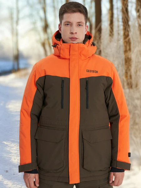 Куртка утепленная мужская Geotech, коричневый, арт. 30614