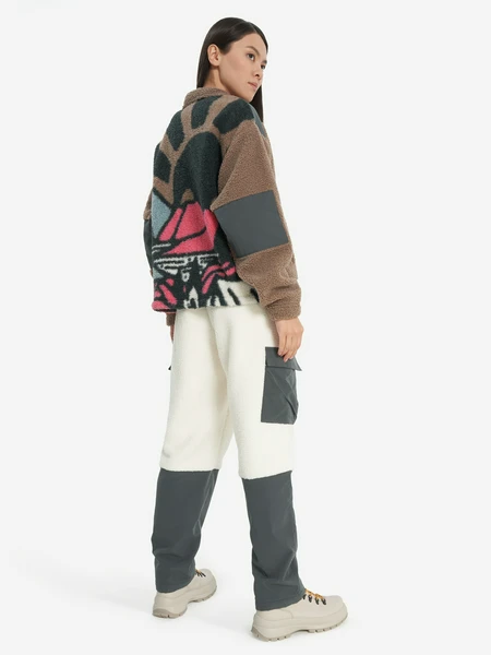 Джемпер флисовый женский оверсайз Northland, бежевый, арт. 138290n16-t2