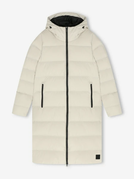 Пальто пуховое женское Jack Wolfskin Frozen Palace, бежевый, арт. 1204133j01-a0056