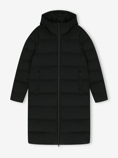 Пальто пуховое Jack Wolfskin Frozen Palace, черный, арт. 1204133j01-6000