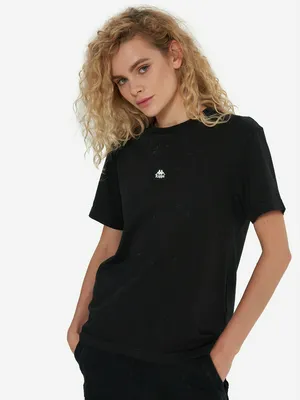 Футболка женская Kappa, черный, арт. 134303KAP-BB