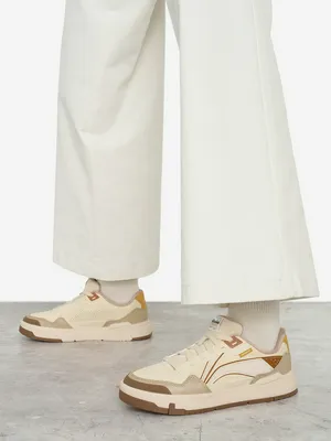 Кеды Li-Ning Common 80s, коричневый, арт. AGCU158L1O-2F