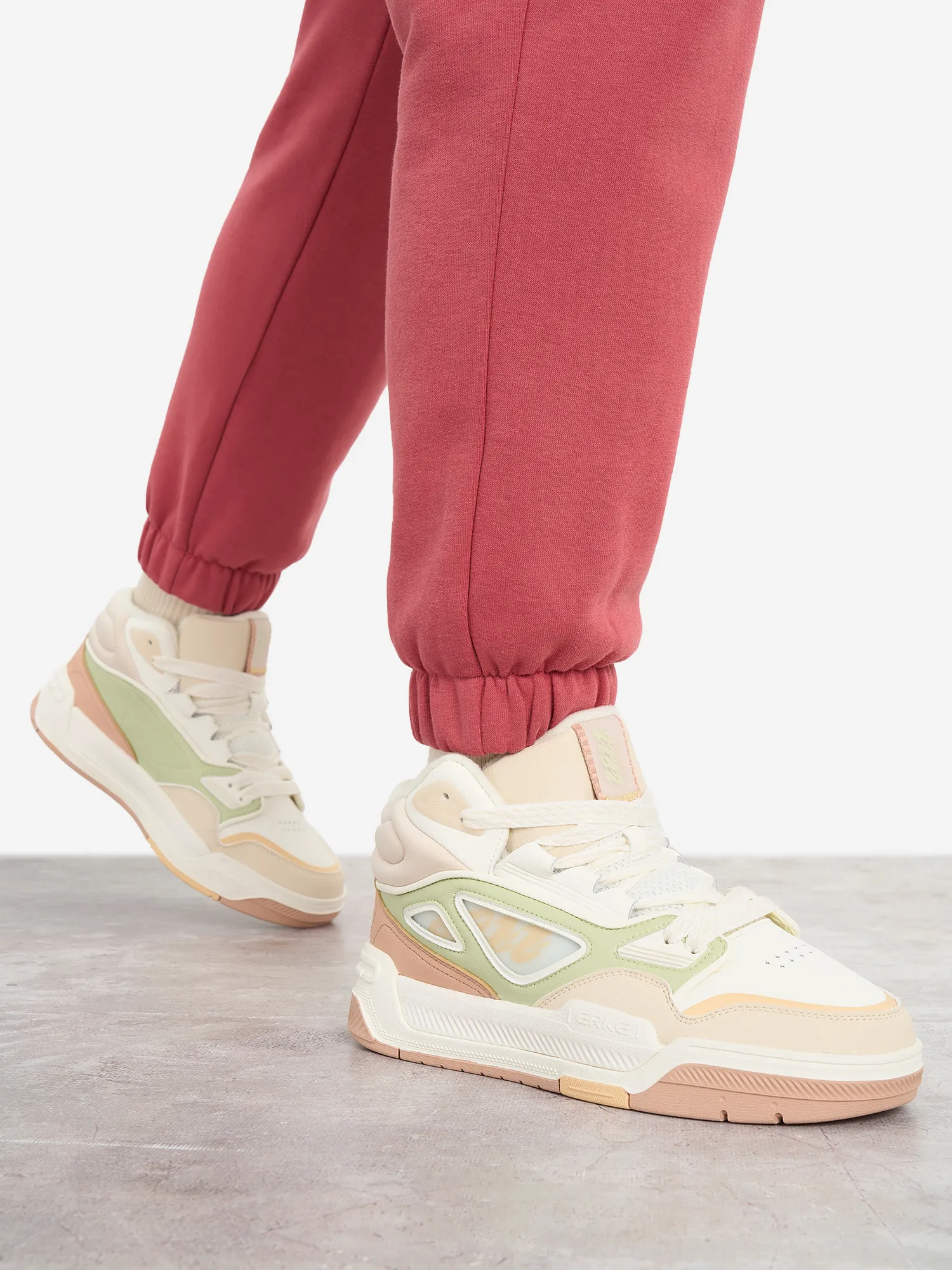 Кеды утепленные женские Erke, белый, арт. 12123421309-004e1m-.