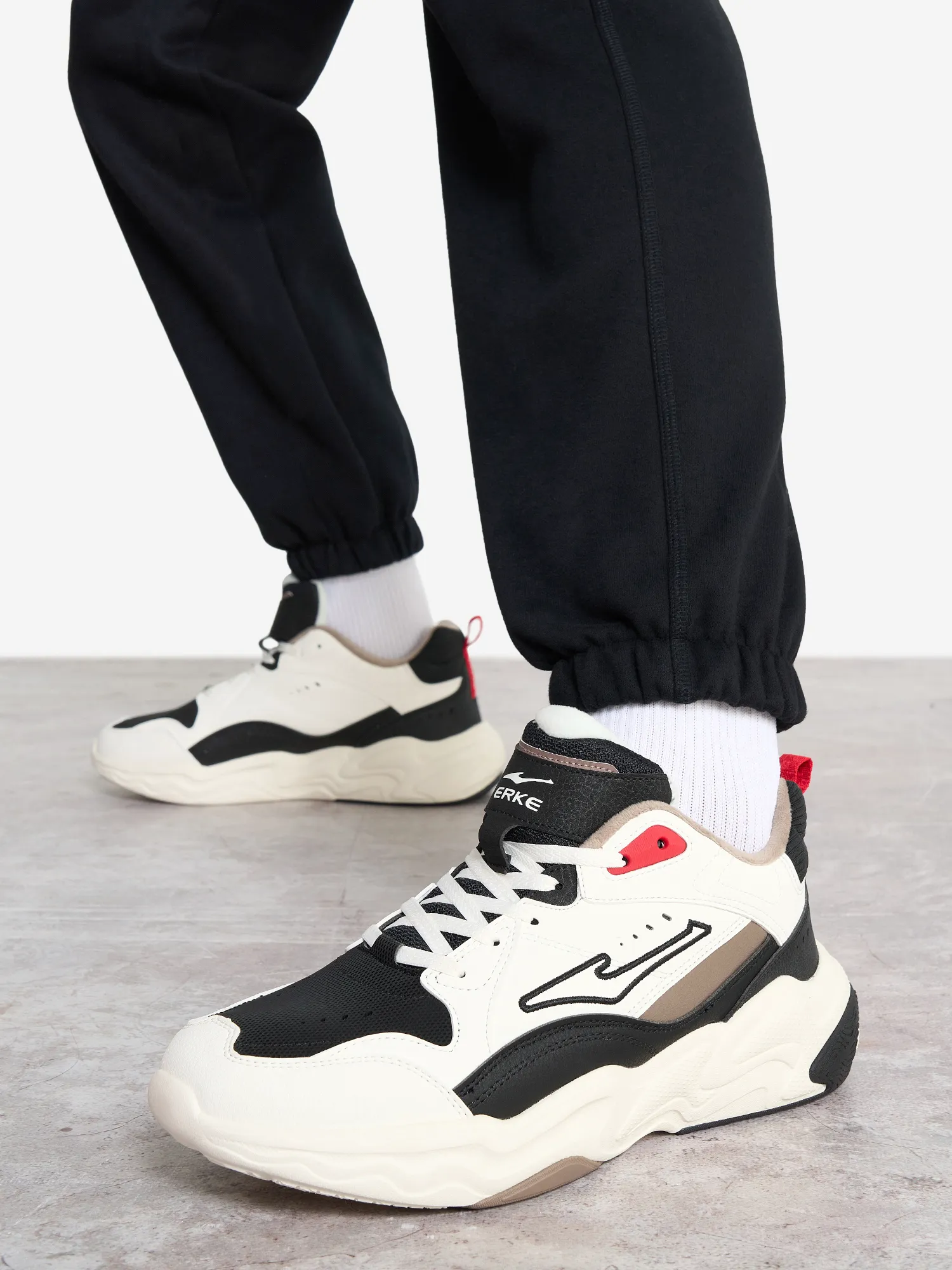 Кроссовки утепленные мужские Erke, белый, арт. 11123421193-001e1m-.