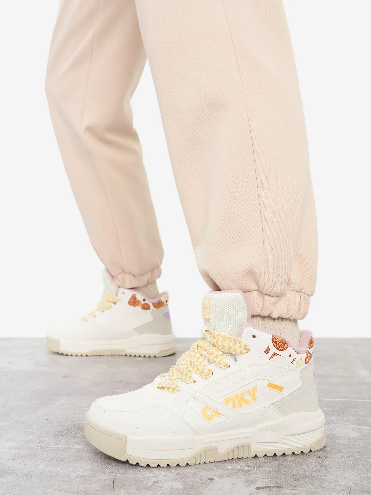 Кроссовки утепленные 361° Warm, белый, арт. w582346633a-2w361-.