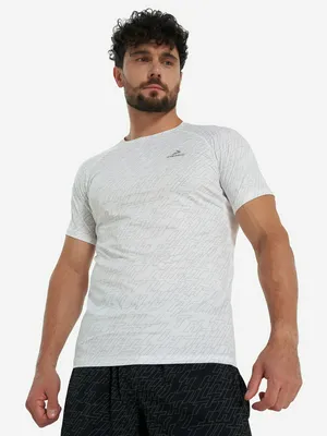 Футболка компрессионная мужская Demix, белый, арт. 140217DMX-W1