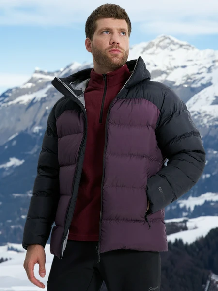 Пуховик мужской Outventure, фиолетовый, арт. 129857out-lb