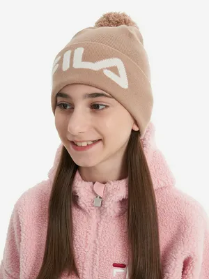 Шапка FILA для девочек, бежевый, арт. 123411