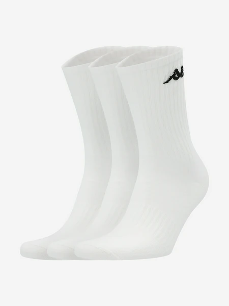 Носки Kappa, 3 пары, белый, арт. 127293kap-wb