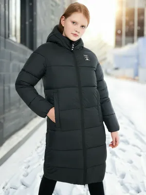 Пальто утепленное для девочек Kappa, черный, арт. 131285kap-99