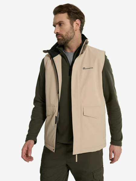 Жилет утепленный мужской Outventure, бежевый, арт. 134305out-60