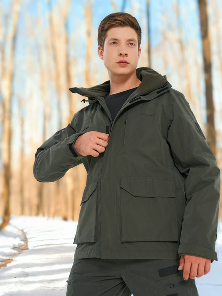 Куртка мембранная мужская Geotech, зеленый, арт. 137460g2p-74