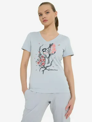 Футболка женская Outventure, голубой, арт. 134812OUT-Z0