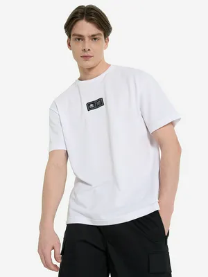 Футболка мужская Kappa, белый, арт. 134338KAP-00