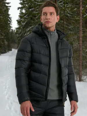 Пуховик мужской Northland Lindeck, черный, арт. 130485