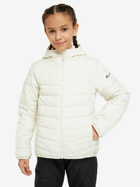 Куртка утепленная для девочек Outventure, бежевый, арт. 126615out-01