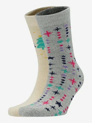 Носки Columbia Festive And Bright, мультицвет, арт. RCL937WCLB-CREAM/LT GREY