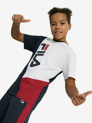 Футболка для мальчиков FILA, синий, арт. 31079