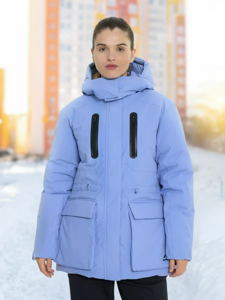 Пуховик женский Athlex, голубой, арт. 129627a31-z1