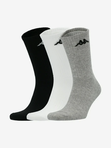 Носки Kappa, 3 пары, черный, арт. 127293kap-ba