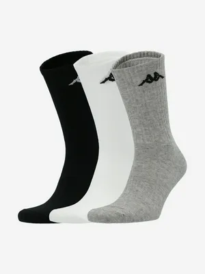 Носки Kappa, 3 пары, черный, арт. 127293KAP-BA