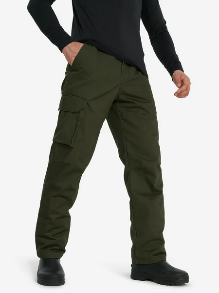 Брюки утепленные мужские Geotech, зеленый, арт. 137454g2p-74
