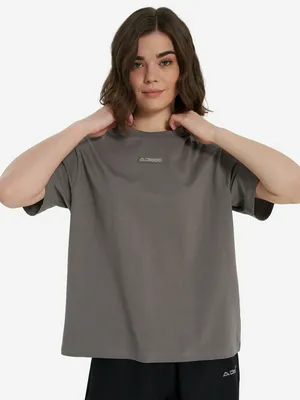 Футболка женская оверсайз, серый, арт. 141455KAP-93