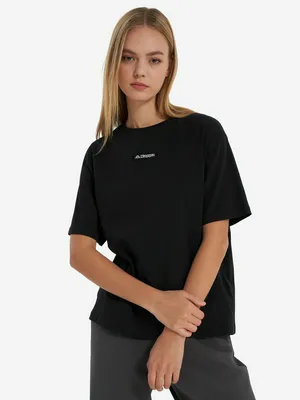 Футболка женская оверсайз Kappa, черный, арт. 141455KAP-99