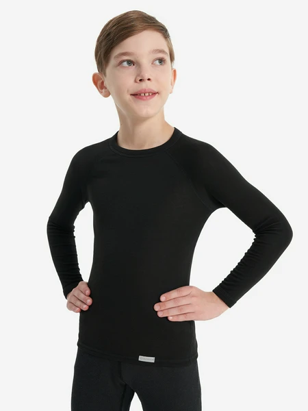 Термобелье верх для мальчиков Glissade, черный, арт. 106317gsd-99