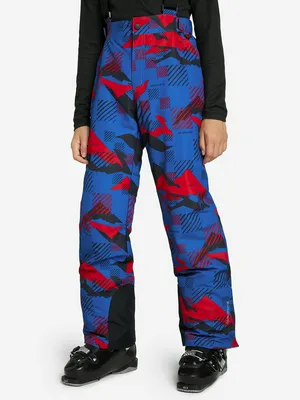 Брюки утепленные для мальчиков, синий, арт. 31317