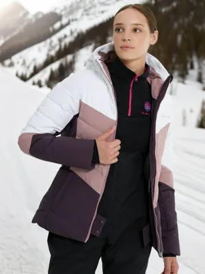 Пуховик женский Glissade, мультицвет, арт. 131711