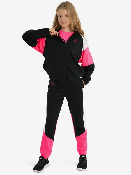 Костюм для девочек Kappa, черный, арт. 137044kap-jb