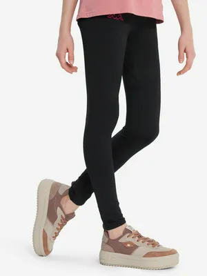 Легинсы для девочек Kappa, черный, арт. 142305KAP-B2