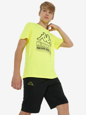 Футболка для мальчиков Kappa, зеленый, арт. 142281KAP-G2