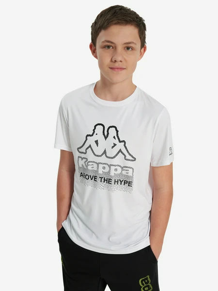 Футболка для мальчиков Kappa, белый, арт. 142281kap-00