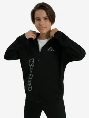 Толстовка для мальчиков Kappa, черный, арт. 142307KAP-B2