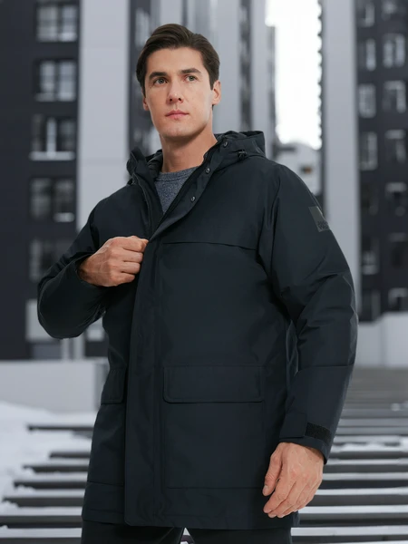 Куртка утепленная мужская Jack Wolfskin Winterlager, черный, арт. 1115471j01-6000
