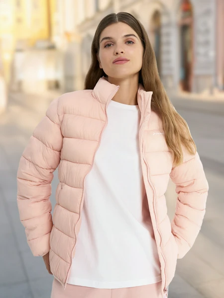 Женский пуховик Demix, розовый, арт. 31502