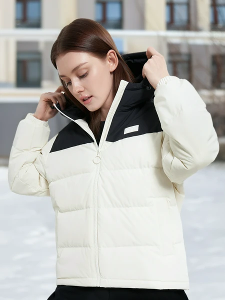 Пуховик женский Erke, белый, арт. 12223401183e1m-001