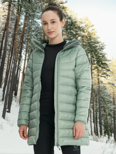 Пуховик женский Northland Himmel, зеленый, арт. 31547