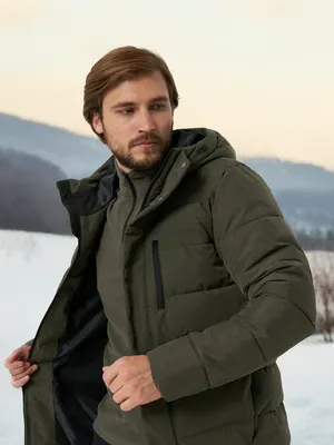 Пуховик мужской Outventure, зеленый, арт. 129623