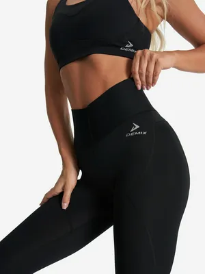 Легинсы Demix Booty Booster Gym, черный, арт. 133003DMX-99