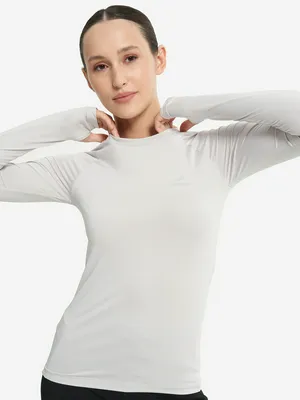 Лонгслив женский Demix, серый, арт. 133210dmx-90