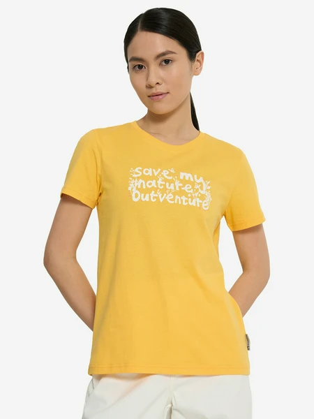 Футболка женская Outventure, желтый, арт. 134814out-61