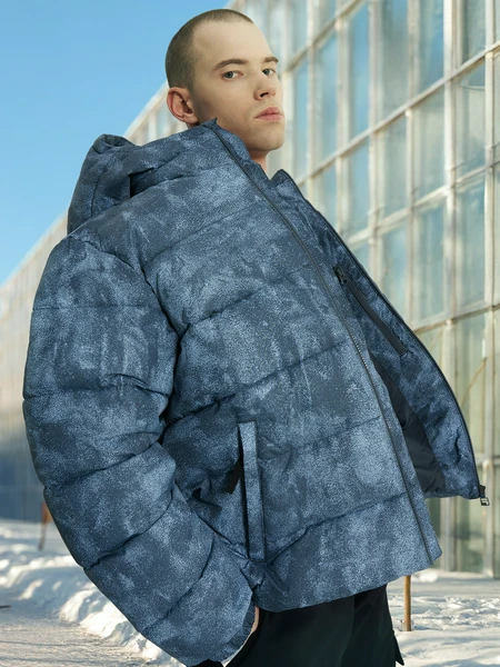 Пуховик мужской FILA, синий, арт. 130339fla-m1