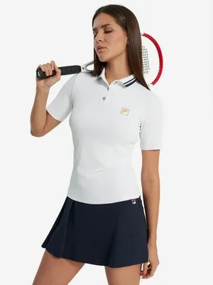 Поло женское FILA, белый, арт. 140383FLA-00