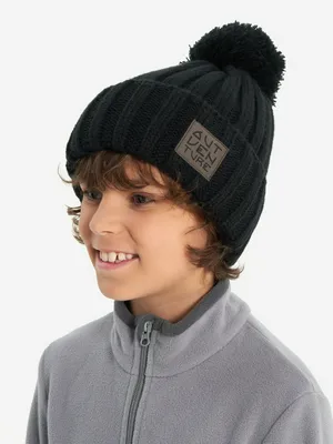 Шапка для мальчиков Outventure, черный, арт. 138092