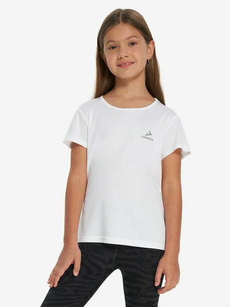 Футболка для девочек Demix, белый, арт. 31920