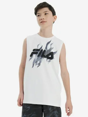 Майка для мальчиков FILA, белый, арт. 142125FLA-00