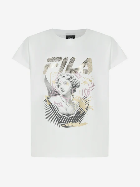 Футболка FILA для девочек, белый, арт. 31962